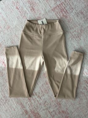 Ribbed Leggings - Beige